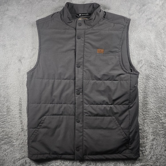 TravisMathew Other - Nashville Predators Vest Mens Large Gray Quilted‎ TravisMathew Hockey Insulated
